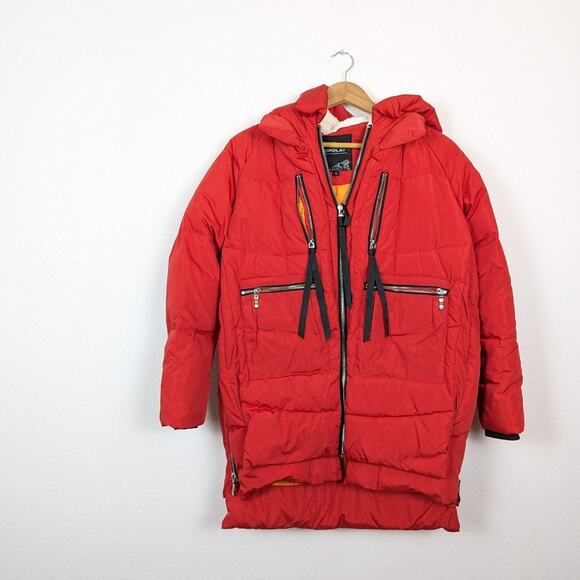 Orolay Women's Fiery Red Universe Classics Thickened Down Jacket - Picture 4 of 9